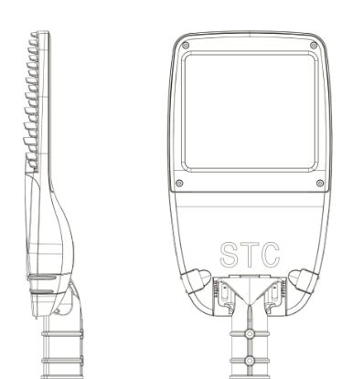 تصویر  چراغ خياباني 150 وات صدفي  SMD-مدل شهاب